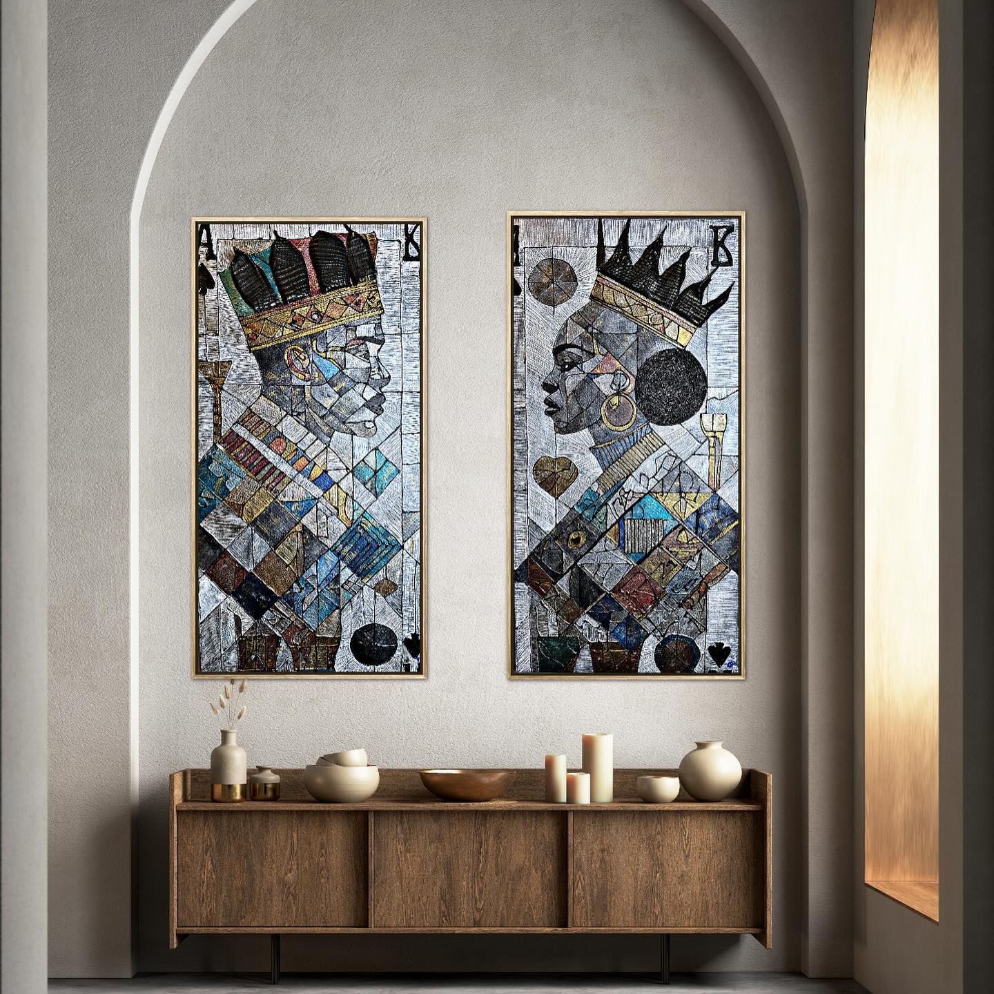 King and Queen of Love | Diptych