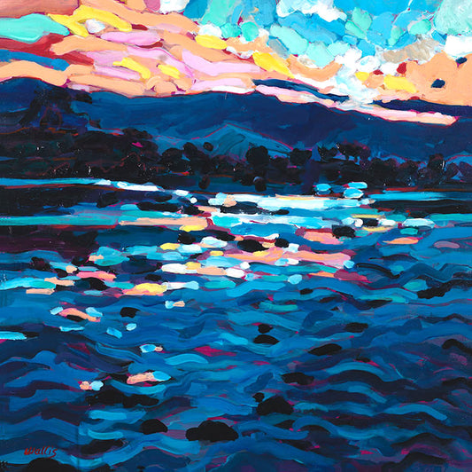 Almost Sundown On The Shoreline - Artistic Transfer, LLC