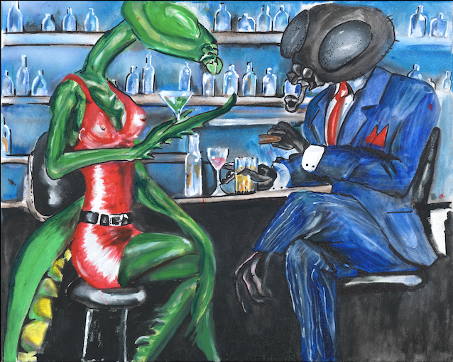 Original painting good “Bug Bar”