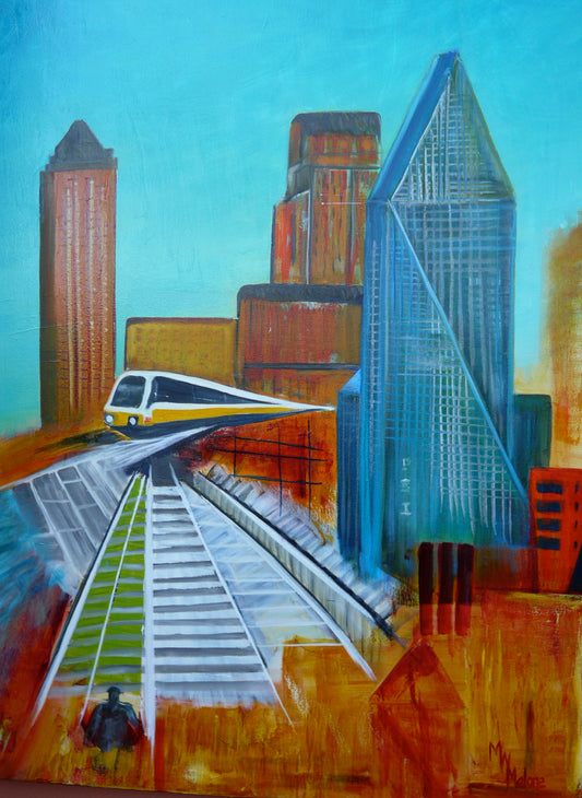 Dallas Cityscape - Artistic Transfer, LLC