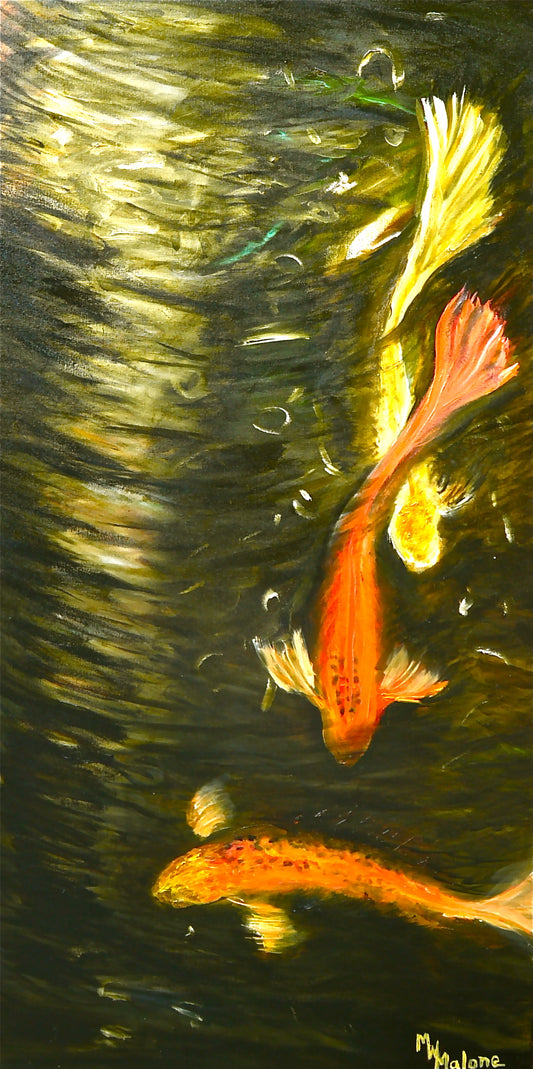 Descending Koi - Artistic Transfer, LLC