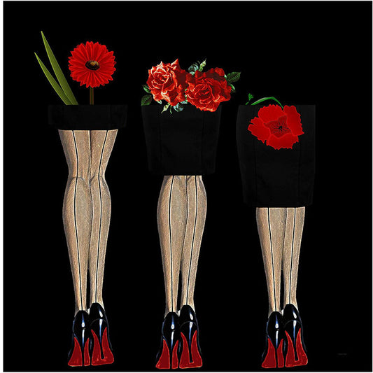 Fashionista In Black - Artistic Transfer, LLC