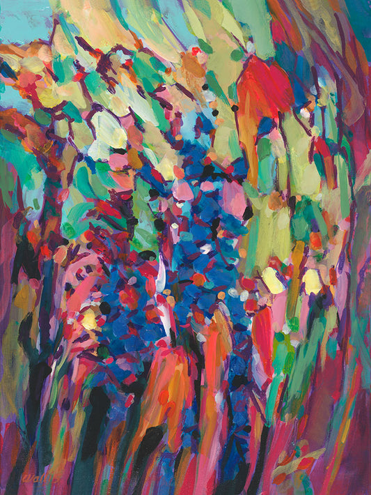 Gladiolas in the Garden - Artistic Transfer, LLC