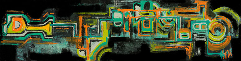 Neon Maze - Artistic Transfer, LLC