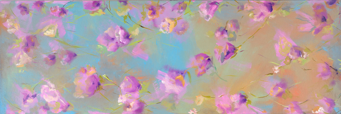 Modern Gardens in Violets & Teals