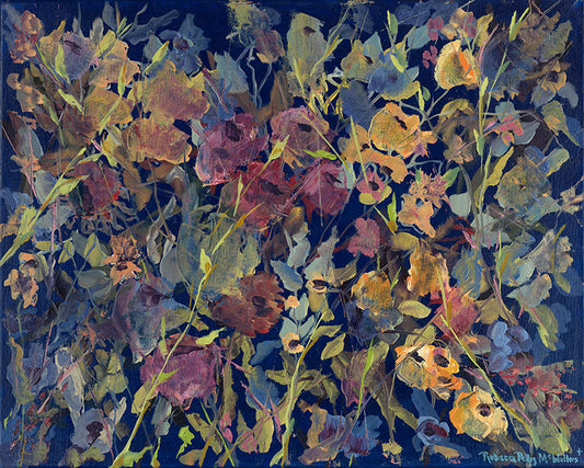 Modern Gardens in Blue - Artistic Transfer, LLC