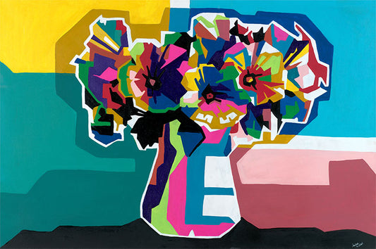 Retro Bouquet - Artistic Transfer, LLC