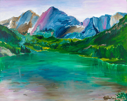 Aspen Mountain Reflection - Artistic Transfer, LLC