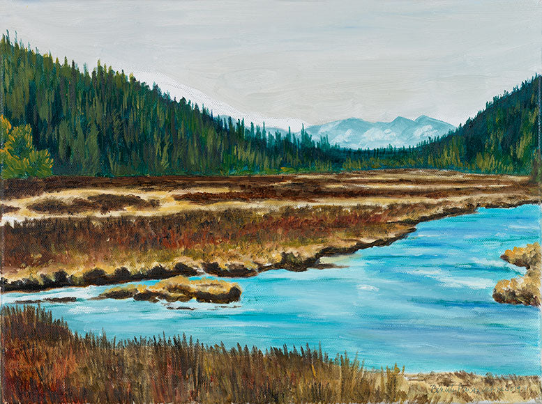 The Lewis River, Yellowstone - Artistic Transfer, LLC