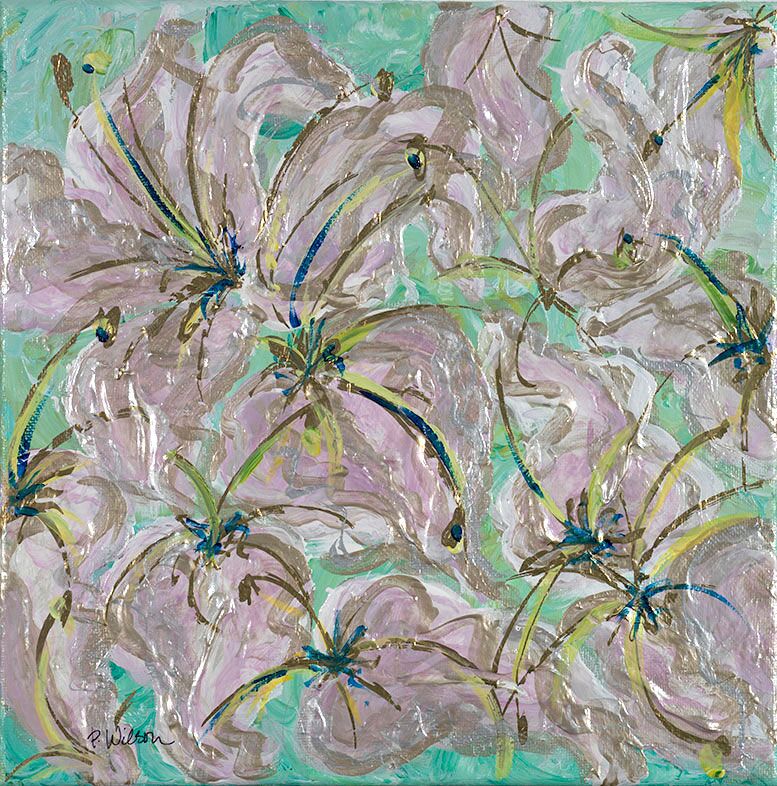 Bursting With Lilies by Patricia Wilson - Artistic Transfer, LLC
