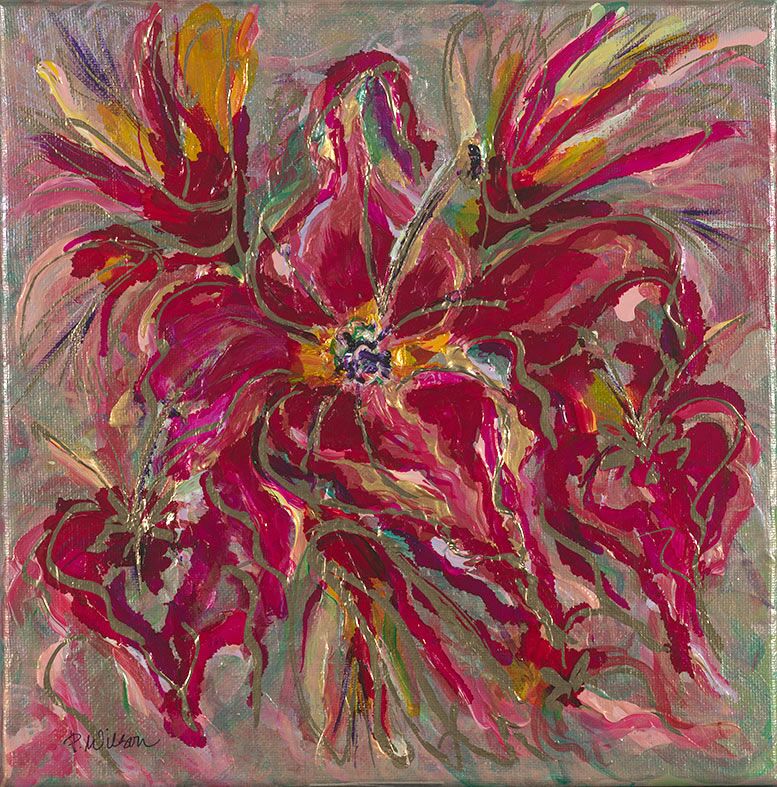 Lilies and Ruffles by Patricia Wilson - Artistic Transfer, LLC