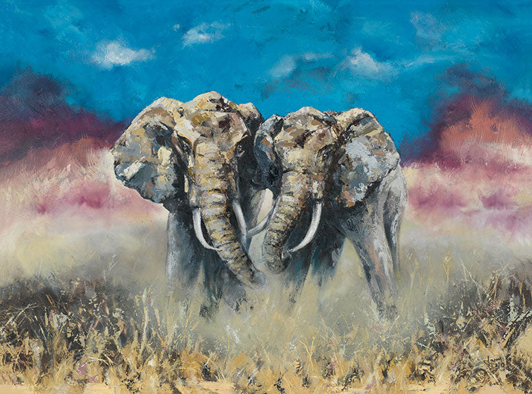 Inseparable Elephants - Artistic Transfer, LLC