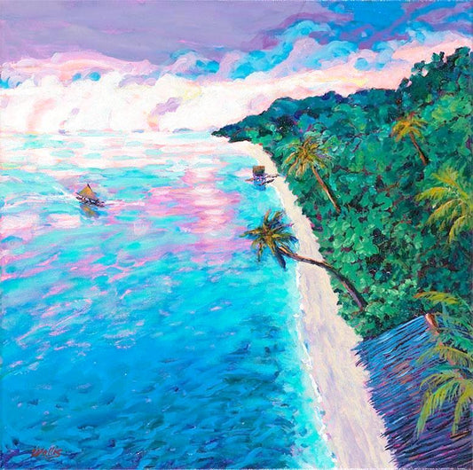 Days End in the Fiji Islands - Artistic Transfer, LLC