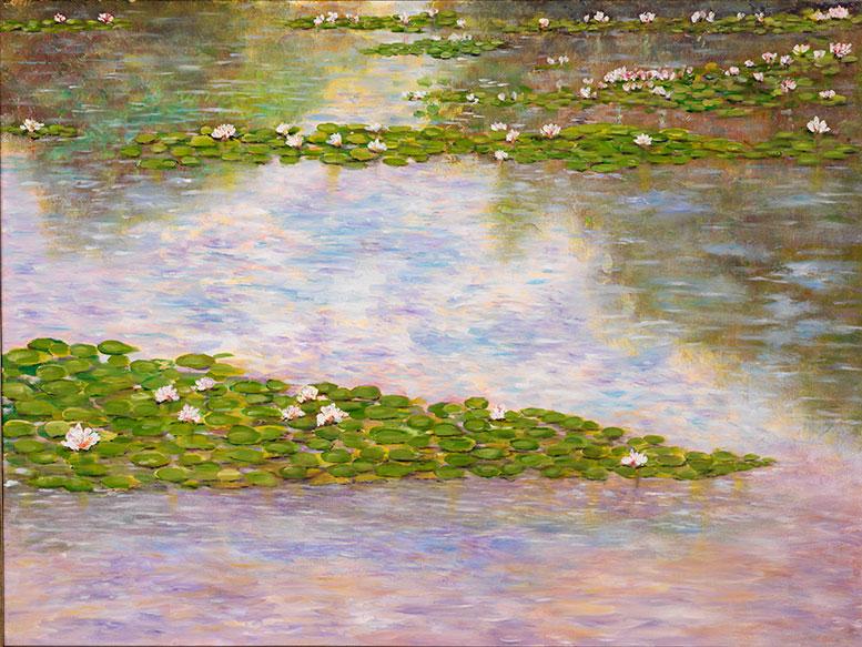Monet's Lilly Pond | Diptych II - Artistic Transfer, LLC