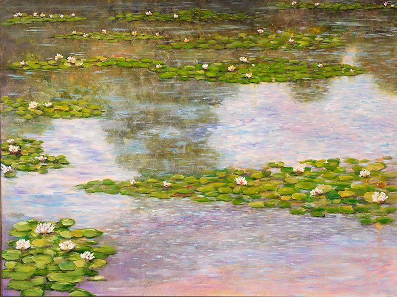 Monet's Lilly Pond | Diptych I - Artistic Transfer, LLC