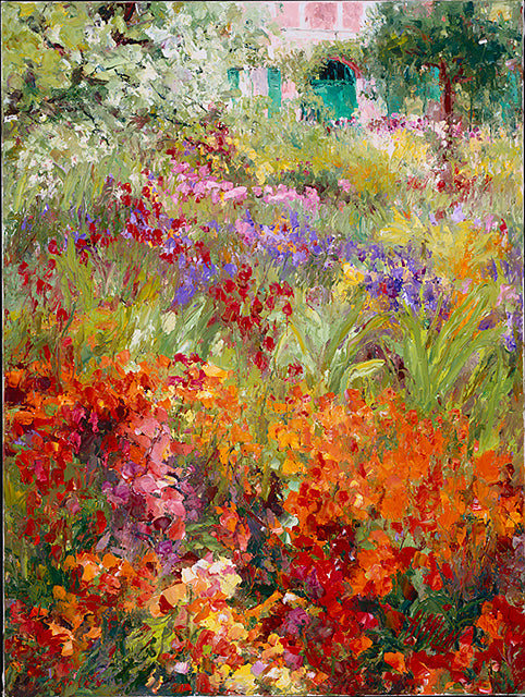 Monet's Fiery Orange Garden - Artistic Transfer, LLC