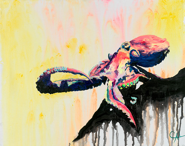Octopus "Oops I Inked" - Artistic Transfer, LLC