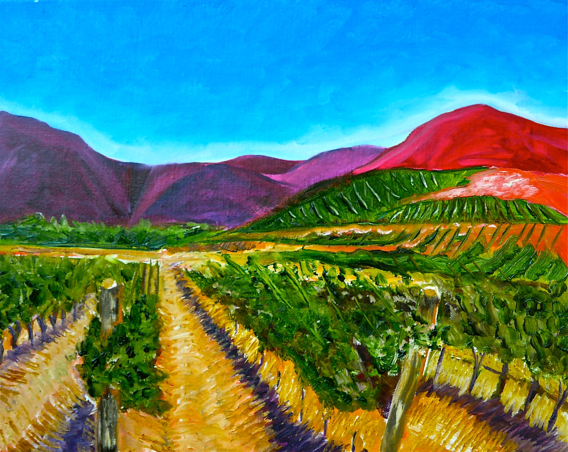 Peruvian Vineyard - Artistic Transfer, LLC