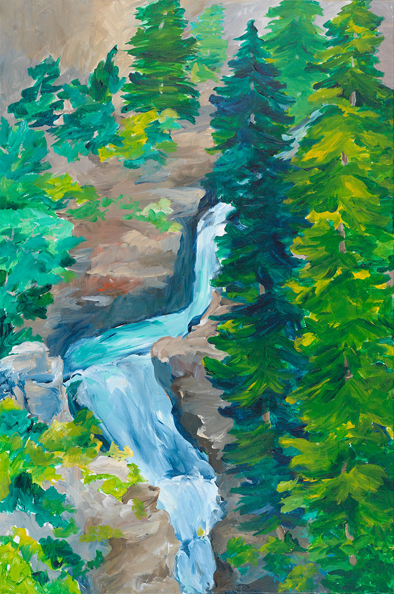 Mountain Waterfalls - Artistic Transfer, LLC