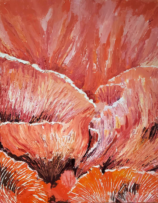 Pink Oyster Mushroom - Artistic Transfer, LLC